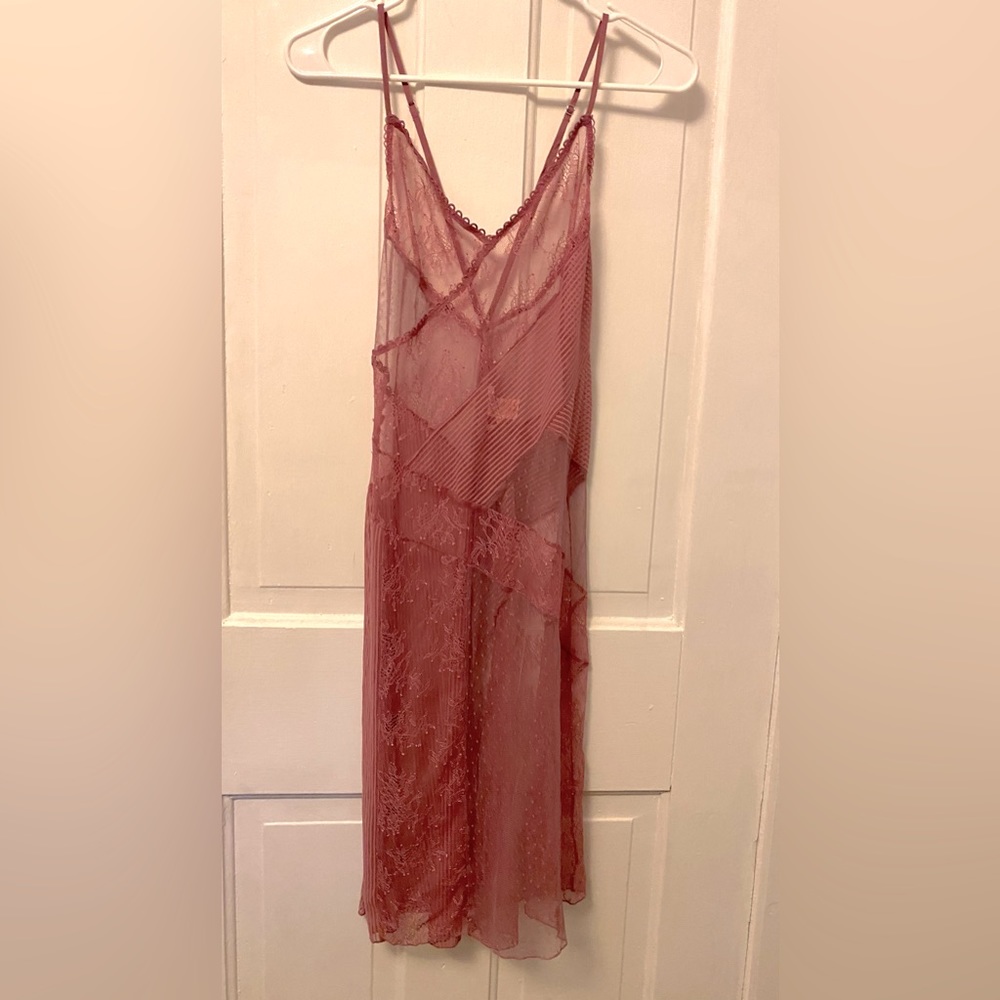 Victoria’s Secret | Sheer Lace Lingerie Slip Dress